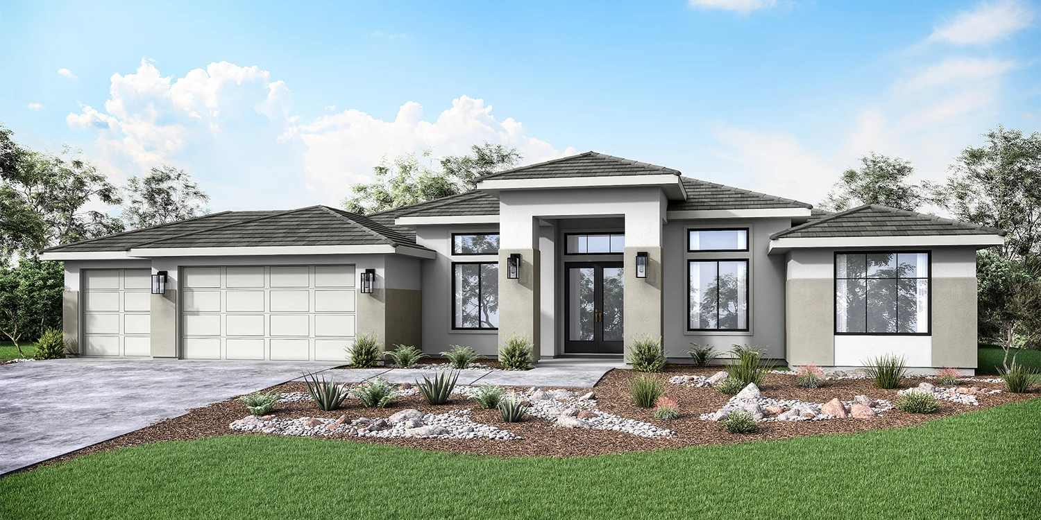 Tacoma Contemporary elevation &mdash; 11611 Pendulum Drive